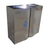 室內商場搖擺蓋不銹鋼分類垃圾桶